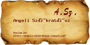 Angeli Szókratész névjegykártya